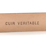 Patent CC No 5 Perfume Bottle Skinny Belt 90 36 Black - 图片 7