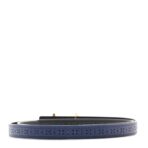 Epsom Swift Perforated 24mm Mors H Belt 70 28 Black Bleu Saphir - 图片 2