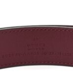 Plutone Calfskin Guccissima Double G 30mm Belt 80 32 Rosso Ancora - 图片 5
