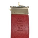 Calfskin 1973 Reversible Belt 75 30 Black Red - 图片 5