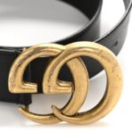 Calfskin Double G 40mm Belt 85 34 Black - 图片 8