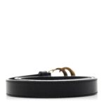 Calfskin Double G 20mm Belt 75 30 Black - 图片 2