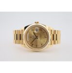 Rolex Day-Date 40 Yellow Gold Champagne Roman Dial & Fluted Bezel President Bracelet 228238 - - 图片 4