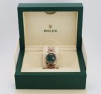 Rolex Day-Date 36 mm President Rose Gold Green Aventurine Diamond Dial Fluted Bezel - 128235 - 图片 3