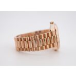 Rolex Day-Date 40 Rose Gold White Roman Dial & Fluted Bezel President Bracelet 228235 - - 图片 5