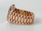 Rolex Day-Date 40 Rose Gold Chocolate Diamond Dial & Fluted Bezel President Bracelet 228235 - - 图片 6