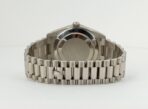 Rolex White Gold Day-Date 40 Watch - Fluted Bezel - Meteorite Baguette Diamond Dial - President Bracelet - 228239 mtdp - 图片 8
