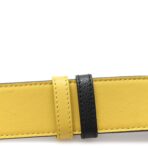 Vitello King FF 95 38 Belt Yellow Black - 图片 5