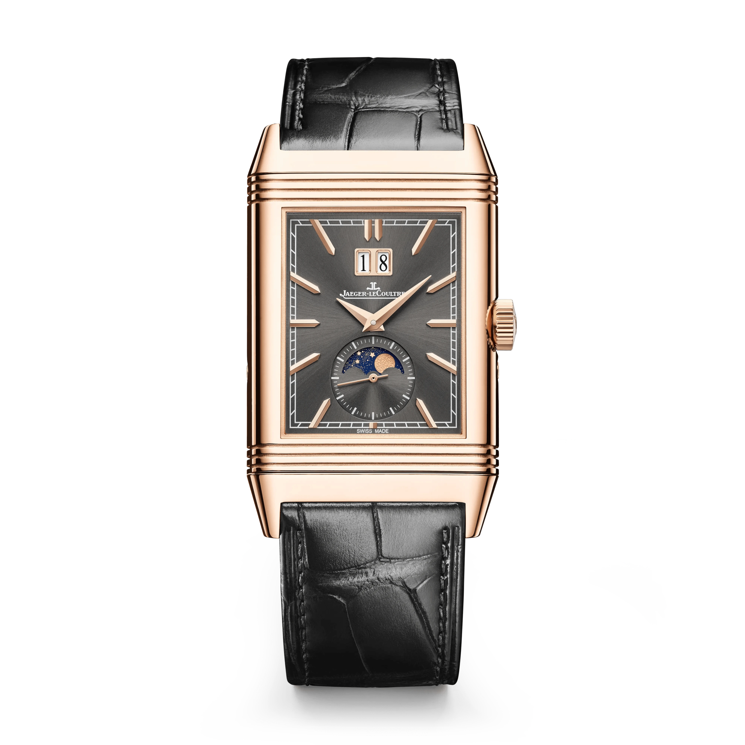 0fb5fa983c9d18f7b630ef678d79e9c7f92e0e36.png Pink Gold Reverso Tribute Nonantième Enamel Men’s Watch Q71125E1 - 图片 1