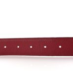 Box Togo 32mm H Belt 85 Black Rouge Grenat - 图片 3