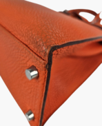 Hermes Kelly 32 Togo Sellier Orange PHW - 图片 10