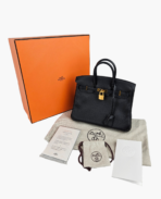 Hermes Birkin 25 Swift Black GHW - 图片 11