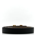 Swift Epsom 24mm Mini H Belt 85 34 Black Etoupe - 图片 2