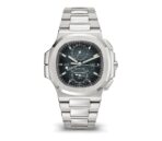 41mm Blue Gradiant Travel Time Chrono Dial Stainless Steel Bracelet