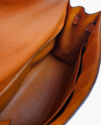 Hermes Kelly 32 Togo Sellier Orange PHW - 图片 8