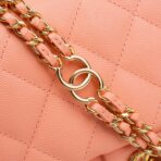 CHANEL Caviar CC You Flap Bag - Peach - 图片 12