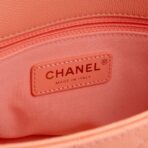 CHANEL Caviar CC You Flap Bag - Peach - 图片 13
