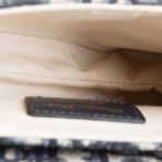 DIOR Mini Dior Saddle Bag Oblique - Blue - 图片 12