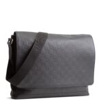 LOUIS VUITTON  Damier Infini Leather District Messenger Bag GM - Black - 图片 3