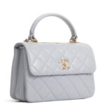 CHANEL Trendy CC Small Flap Bag - Light Grey - 图片 3