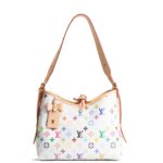LOUIS VUITTON X Takashi Murakami Multicolor Monogram Carryall PM - White