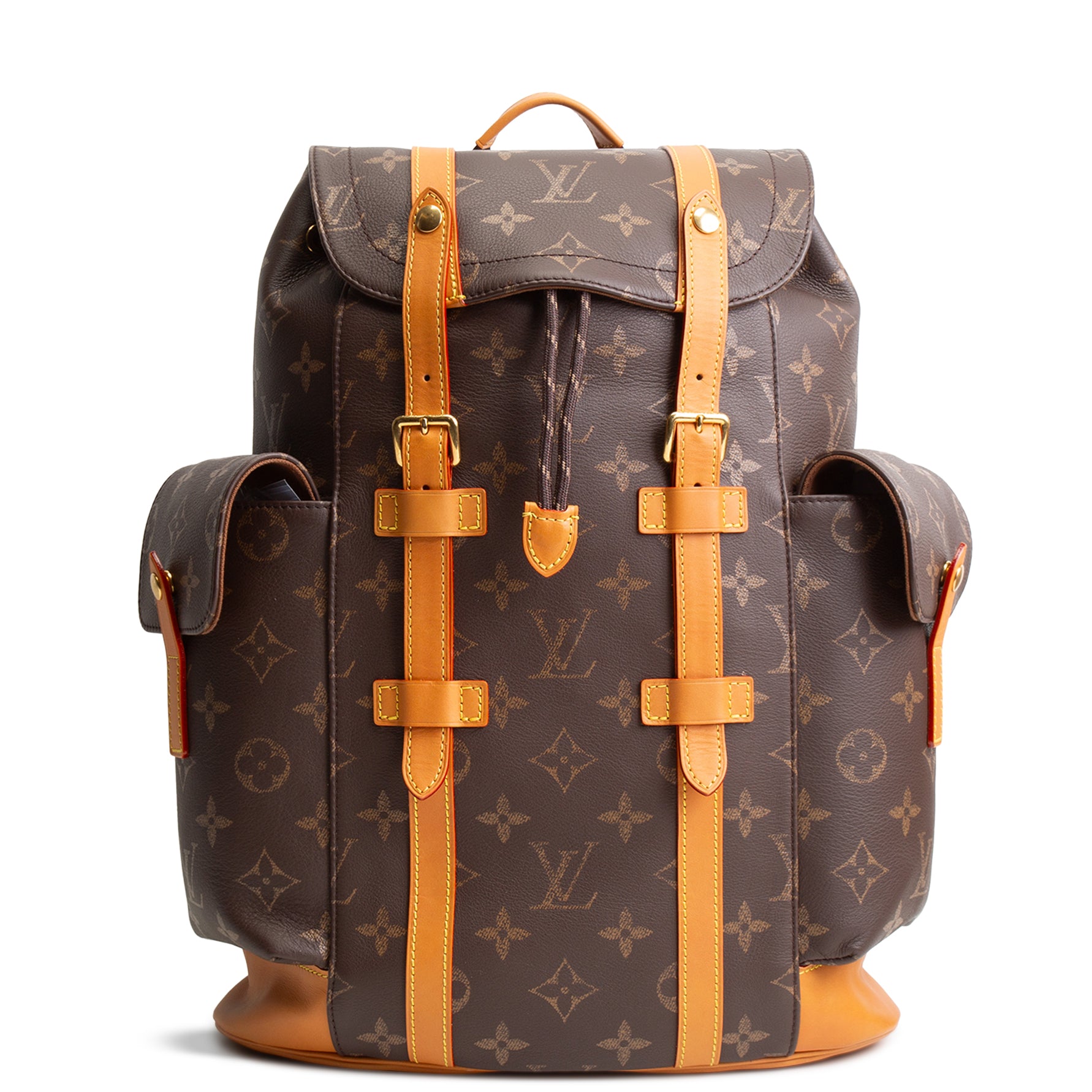 18492-12.jpg LOUIS VUITTON Christopher MM Autres Cuirs Monogram Backpack Leather - 图片 1