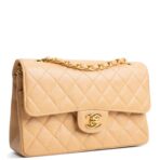 CHANEL Vintage Medium Double Flap Shoulder Bag - Nude - 图片 3