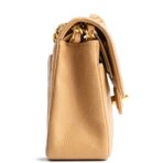 CHANEL Vintage Medium Double Flap Shoulder Bag - Nude - 图片 4
