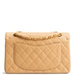 CHANEL Vintage Medium Double Flap Shoulder Bag - Nude - 图片 5