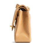 CHANEL Vintage Medium Double Flap Shoulder Bag - Nude - 图片 6