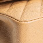 CHANEL Vintage Medium Double Flap Shoulder Bag - Nude - 图片 8