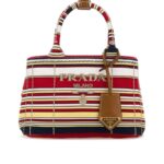 Embroidered Canvas Mini Handbag