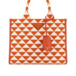 Embroidered Fabric Small Symbole Shopping Bag