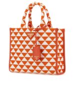 Embroidered Fabric Small Symbole Shopping Bag - 图片 2