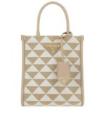 Embroidered Fabric Micro Symbole Handbag