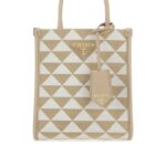 Embroidered Fabric Micro Symbole Handbag