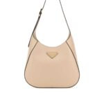 Logo Plaque Medium Hobo Bag Pink