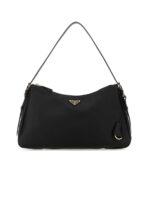 Prada Aimée Large Leather Shoulder Bag