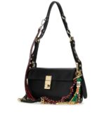 Prada Soft Sound Small Leather Shoulder Bag with Charms - 图片 2