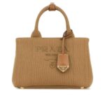 Prada Jardinière Small Cotton Canvas Handbag