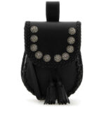 Black Leather Crossbody