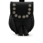 Black Leather Crossbody