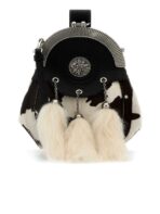 Printed Calf Hair Clutch