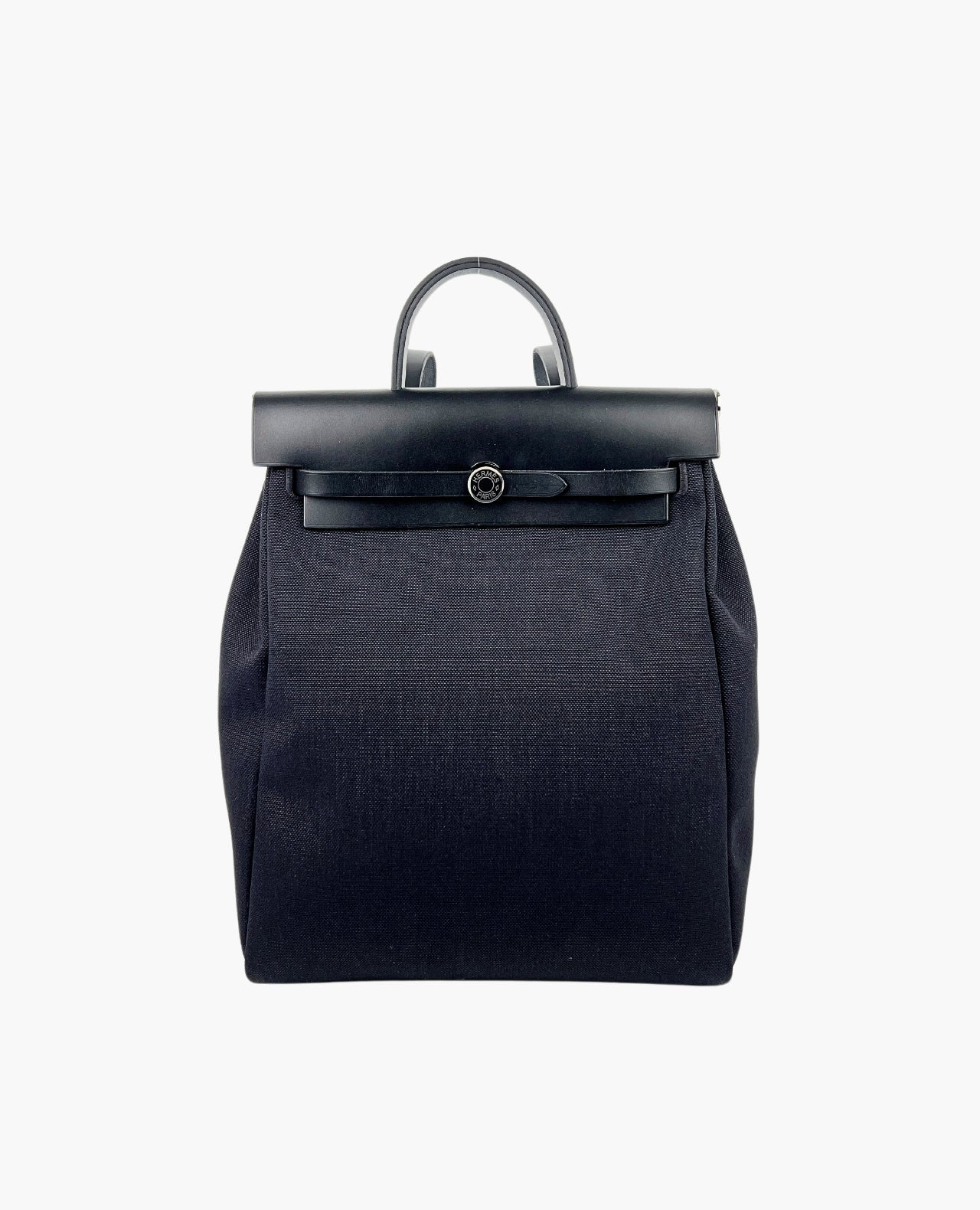 1_34c325a4-cf9d-4b11-9a01-2b96aff905d3.jpg Hermès Herbag Backpack Toile Noir - 图片 1