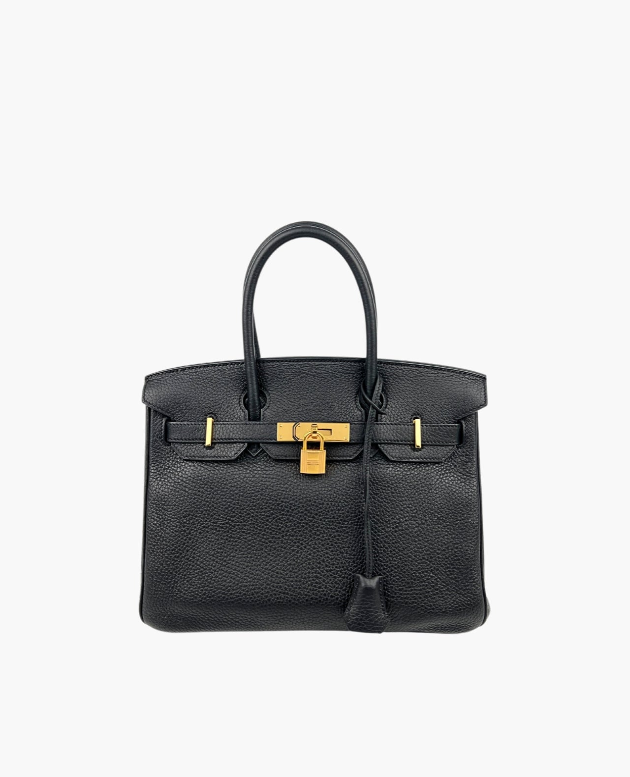 1_cedbd7ba-4bbd-4143-9f67-fc1da5f7b752.jpg Hermès Birkin 30 Clemence Black GHW - 图片 1