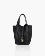 Hermès Picotin 18 Lock Clemence Black PHW
