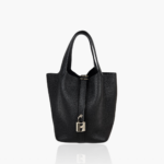 Hermès Picotin 18 Lock Clemence Black PHW