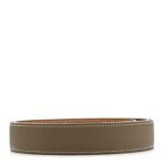 Epsom Horseshoe 32mm Belt Strap 100 40 Gold Etoupe - 图片 2