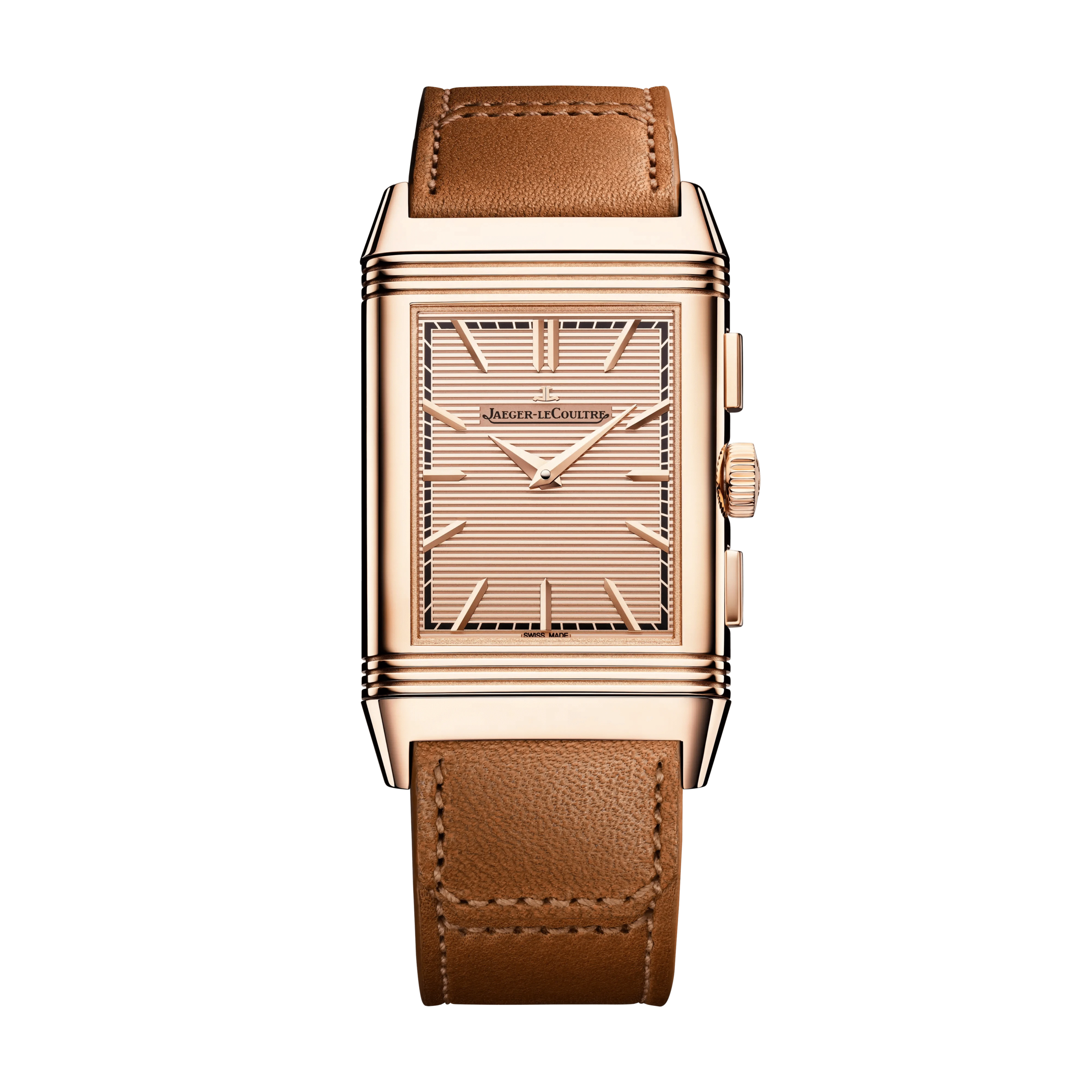 28cb4b4ef4d7ca05755f6f8e0c8e5d8feb13bdfb.png Pink Gold Reverso Tribute Chronograph Manual Winding Men’s Watch Q389256J - 图片 1