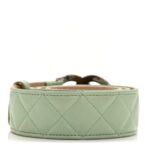 Lambskin Quilted CC Belt 80 32 Green - 图片 2